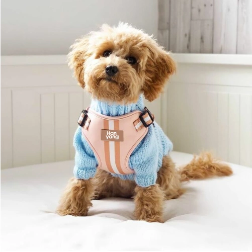 Hanyang 2023 New Arrival Dog Harness Manufacturer Dog Harness Pastel Breathable No Pull Pet Harness Step in Adjustable Dog Harness