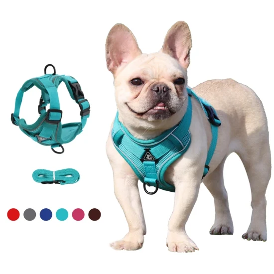 Correa de chaleco para perro, accesorios para mascotas transpirables reflectantes ajustables, arnés para perros